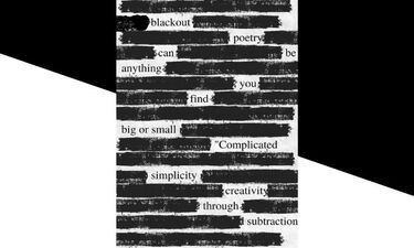 Blackout Poetry, prázdninový workshop